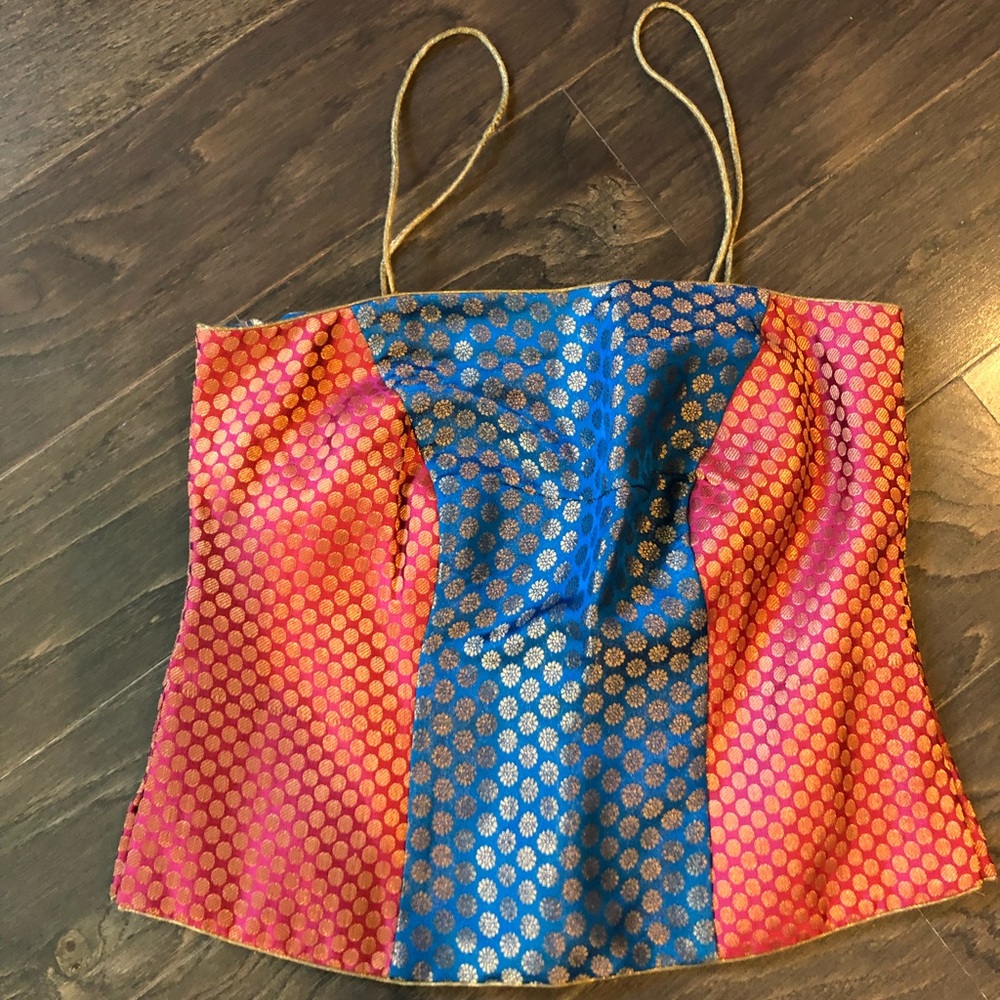 Indian silk tops